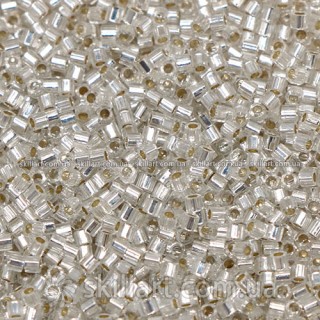 Бисер DBSC-41 Miyuki Delica Beads Cut 15/0 (рубка, блестящий хрустальный)